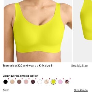 Knix Citron Wireless Bra